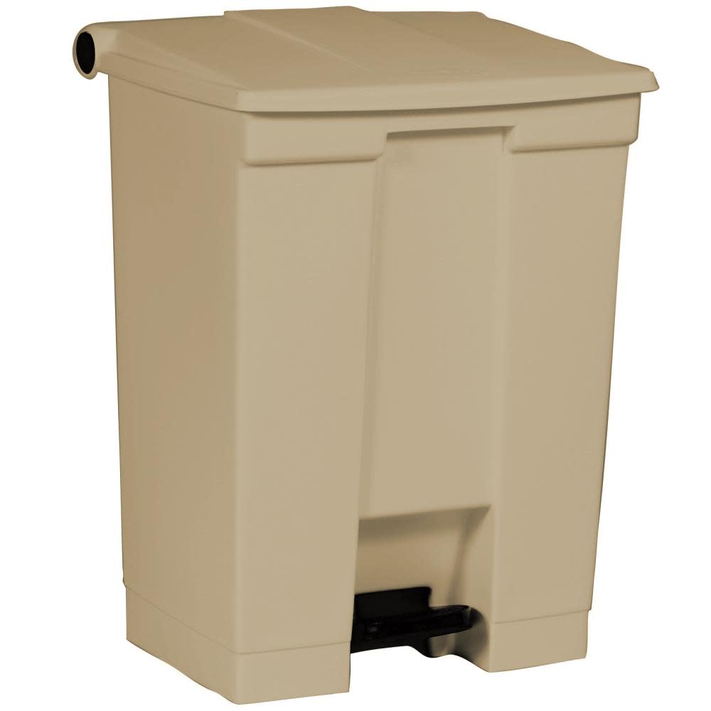 Rubbermaid 18 gal Beige Step-On Container - Ascmtools