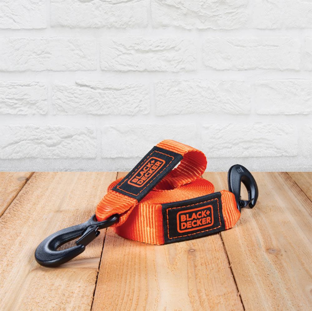 Black and Decker Tow Strap 2″ x 20′ Medium Duty 9000 LB Break Strength - Ascmtools