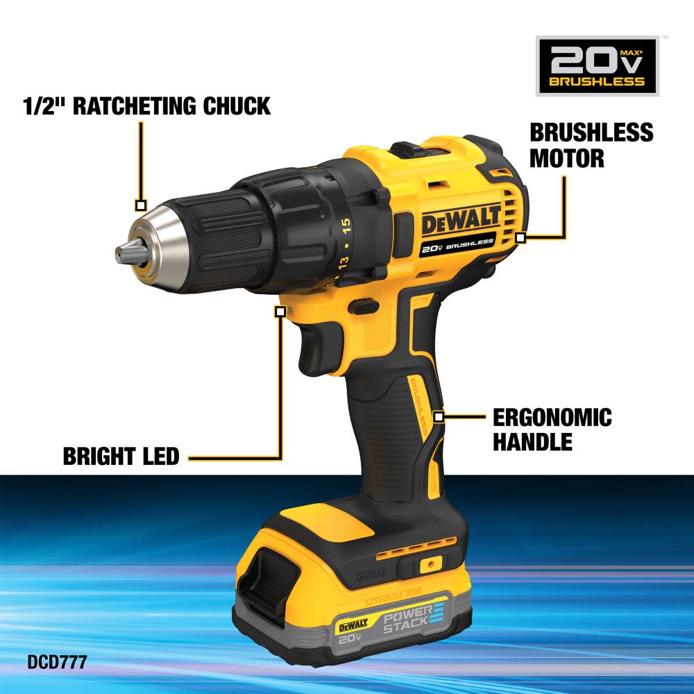 DEWALT 20V MAX Circular Saw & Drill Combo POWERSTACK Kit - Ascmtools