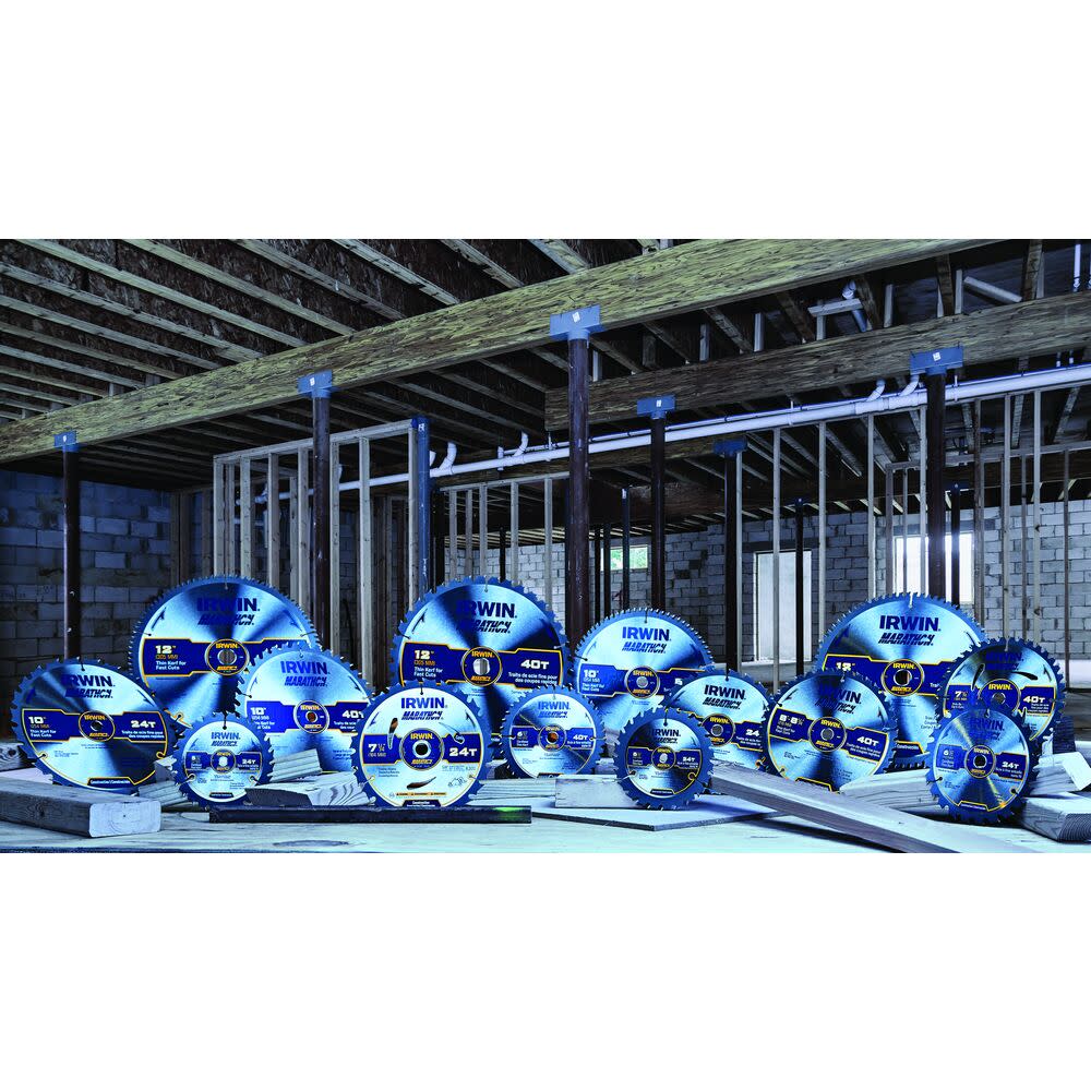 Irwin Marathon 7-1/4″ Circular Saw Blade 24T Carbide - Ascmtools