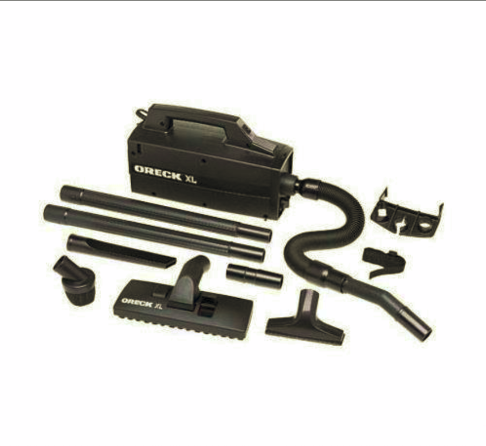 Oreck Black Deluxe Canister Vacuum - Ascmtools