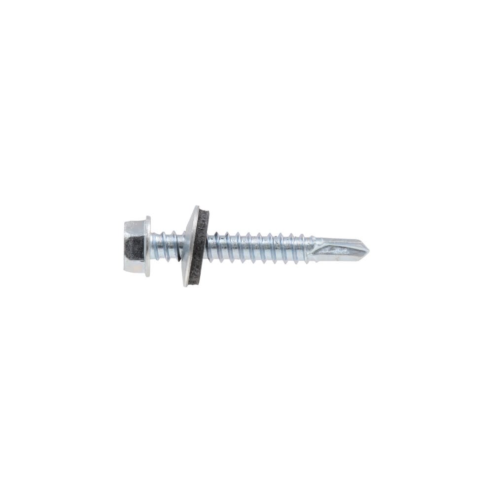 Hillman #12 x 1 1/2″ Washer Head Self Drilling Screw 100pk - Ascmtools