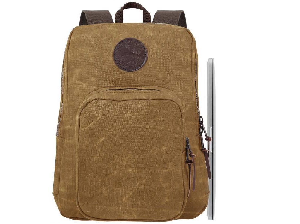 Duluth Pack 21 Liter Capacity Wax Khaki Large Standard Laptop Backpack - Ascmtools