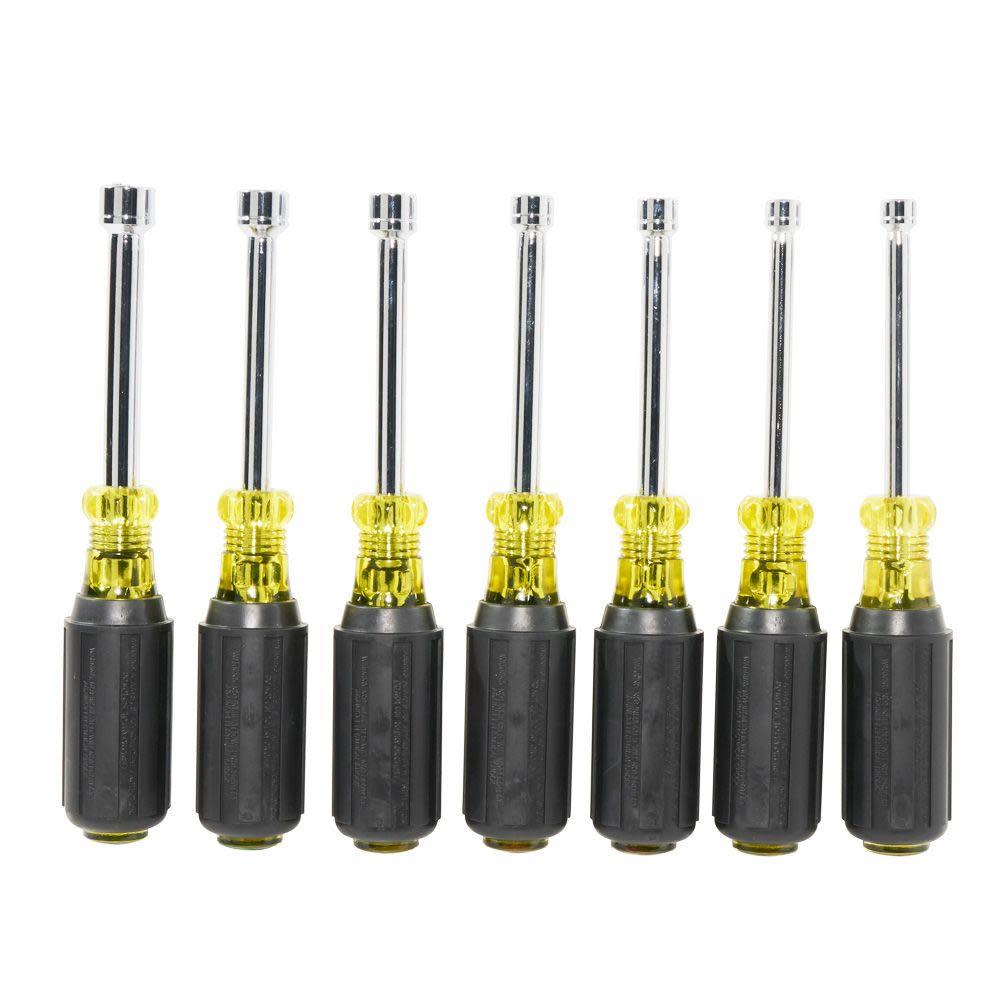 Klein Tools Metric Nut Driver Set 3″ Shaft 7 Pc - Ascmtools