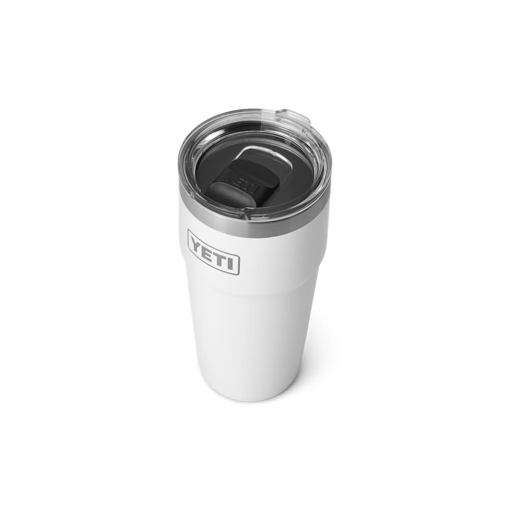 Yeti Rambler 16oz Stackable Pint with Magslider Lid White - Ascmtools