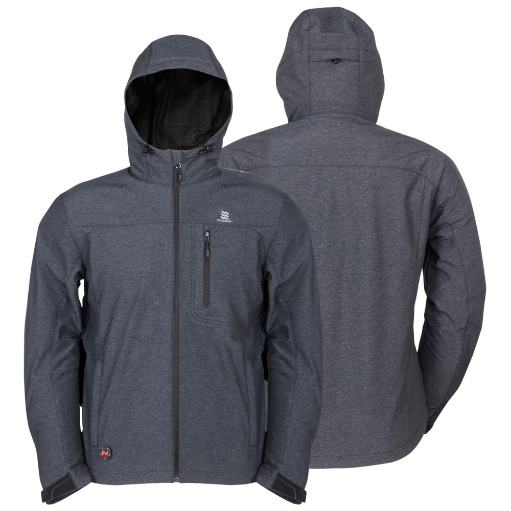 Mobile Warming Adventure Heated Jacket Men’s 7.4 Volt Heather Gray Small - Ascmtools