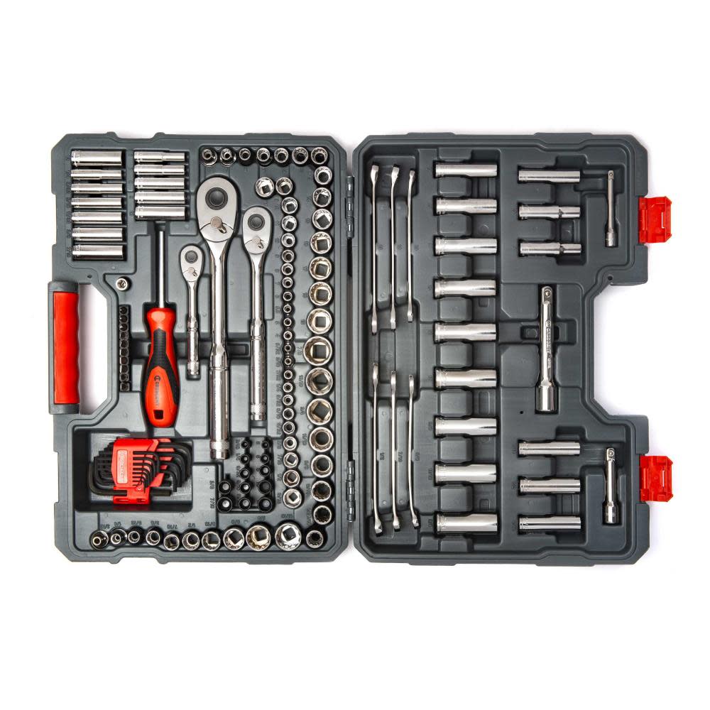 Crescent 1/4″ 3/8″ & 1/2″ Drive Mechanics Tool Set 142pc - Ascmtools