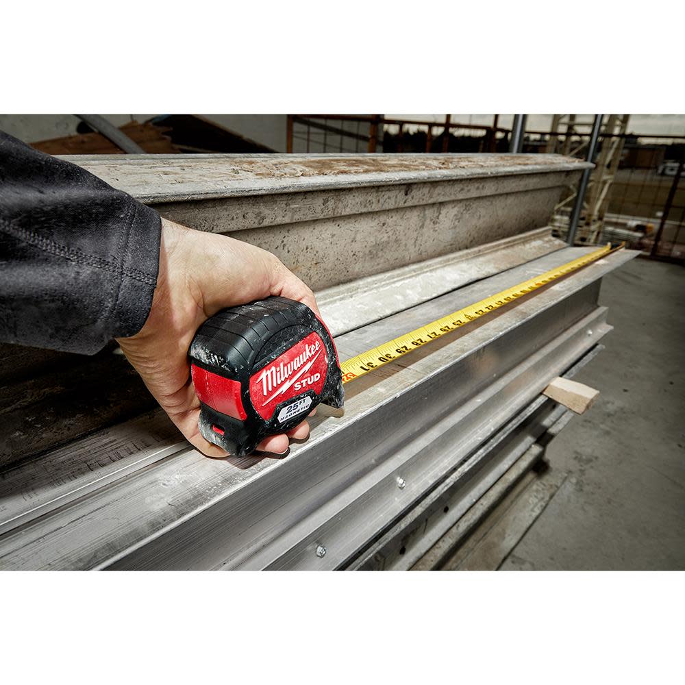 Milwaukee 35ft STUD Tape Measure - Ascmtools