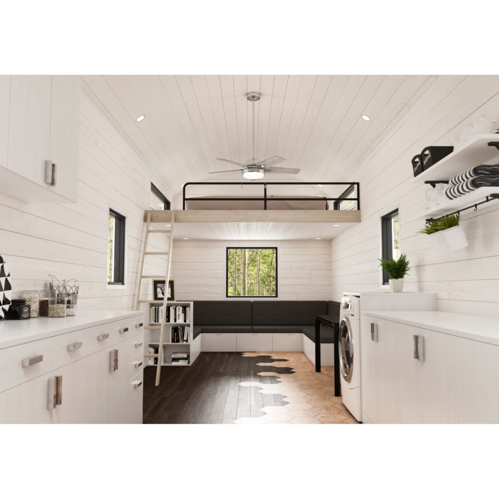 Hunter Fan Barlett Ceiling Fan 44″ Brushed Nickel Light Gray Oak - Ascmtools