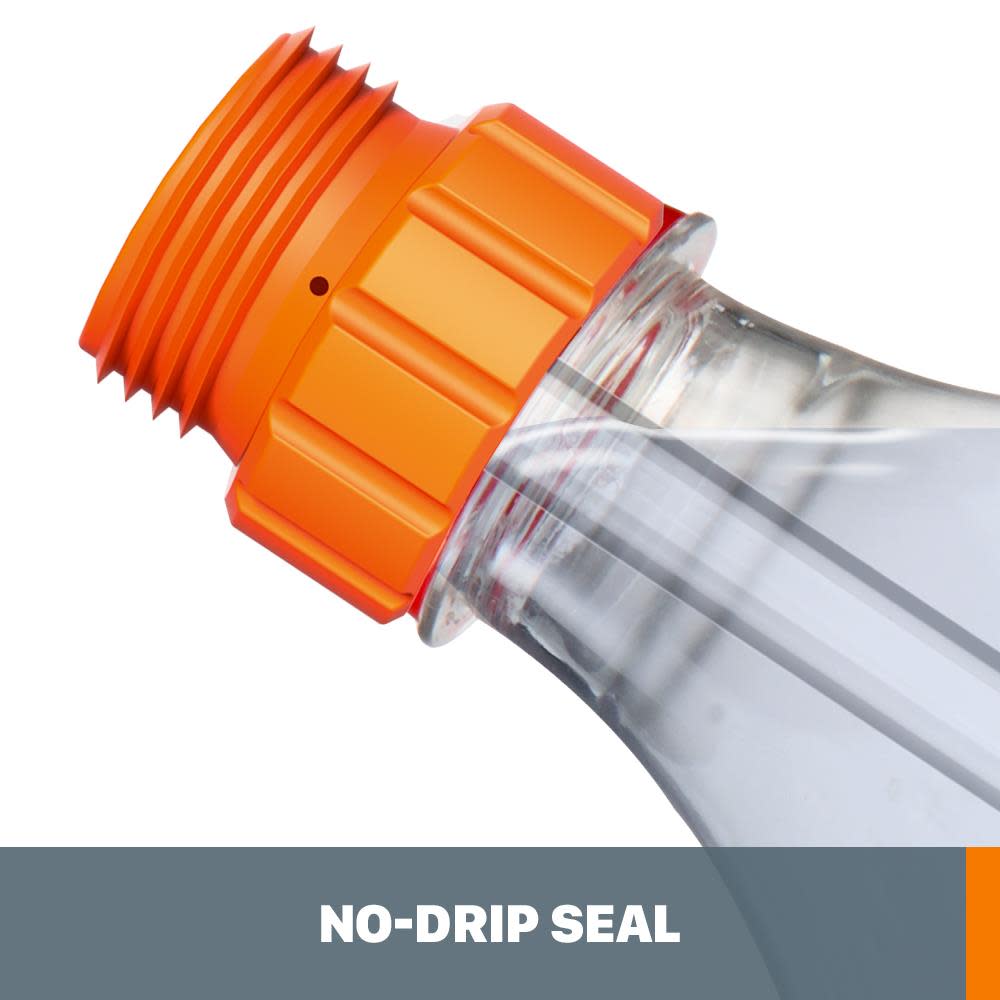 Worx Hydroshot Bottle Cap Connector with Draw Hose - Ascmtools
