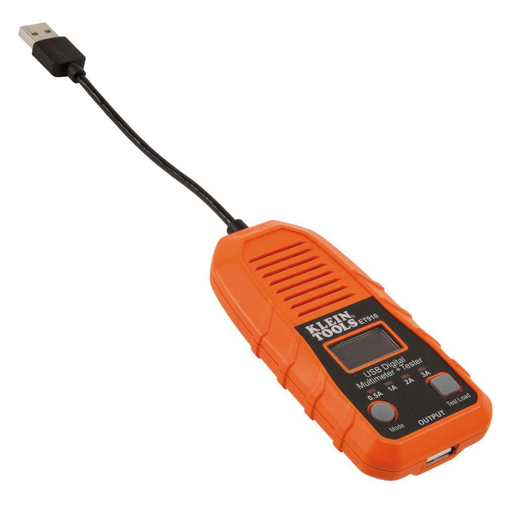 Klein Tools USB Digital Meter and Tester USB-A - Ascmtools