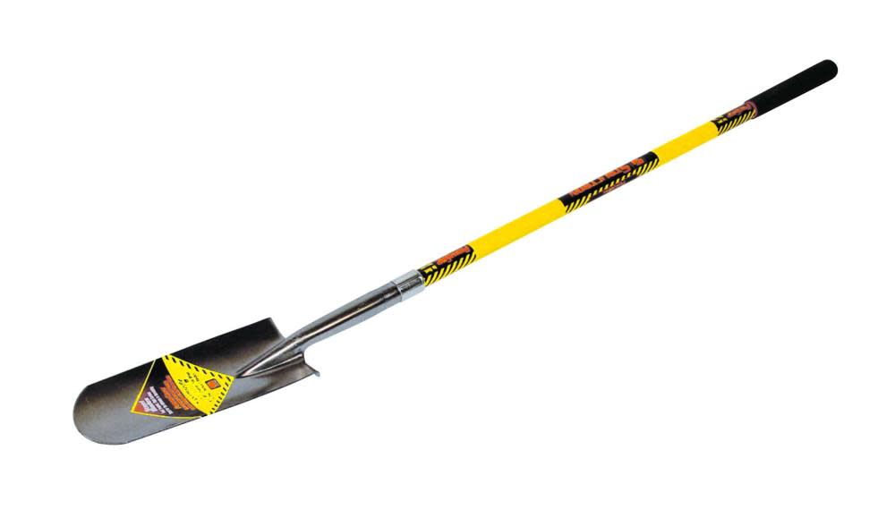 Structron Drain Spade Yellow Fiberglass Handle Cushion Grip - Ascmtools