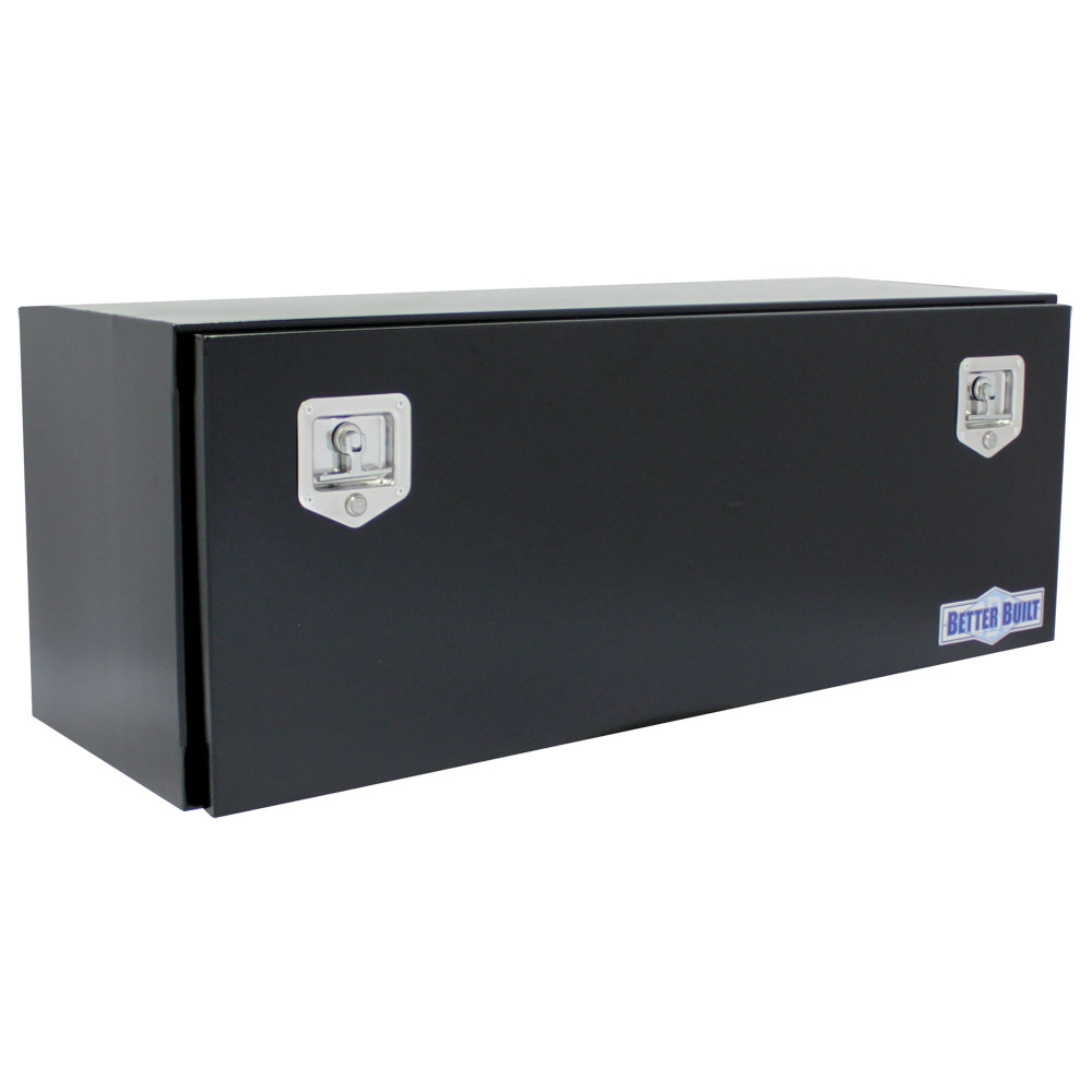 Better Built 60″ Under Bed Truck Box Single Door Double Latch Black - Ascmtools