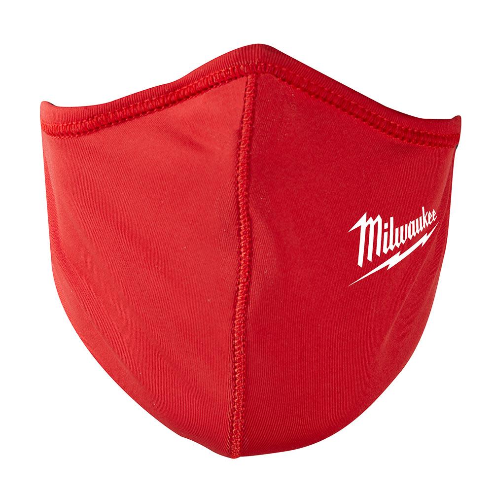 Milwaukee 10PK Red 2-Layer Face Mask - Ascmtools
