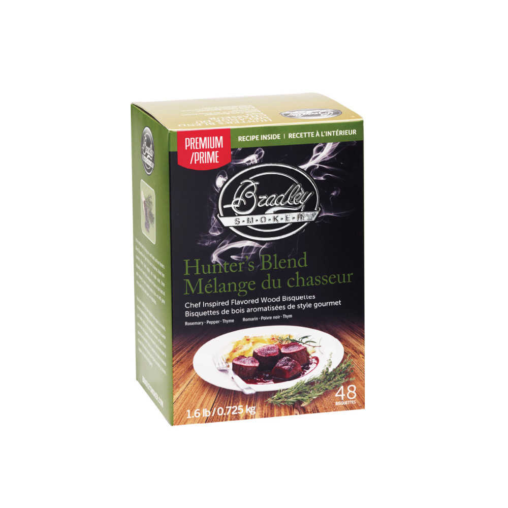 Bradley Smoker Premium Hunters Blend Wood Bisquettes 48pk - Ascmtools