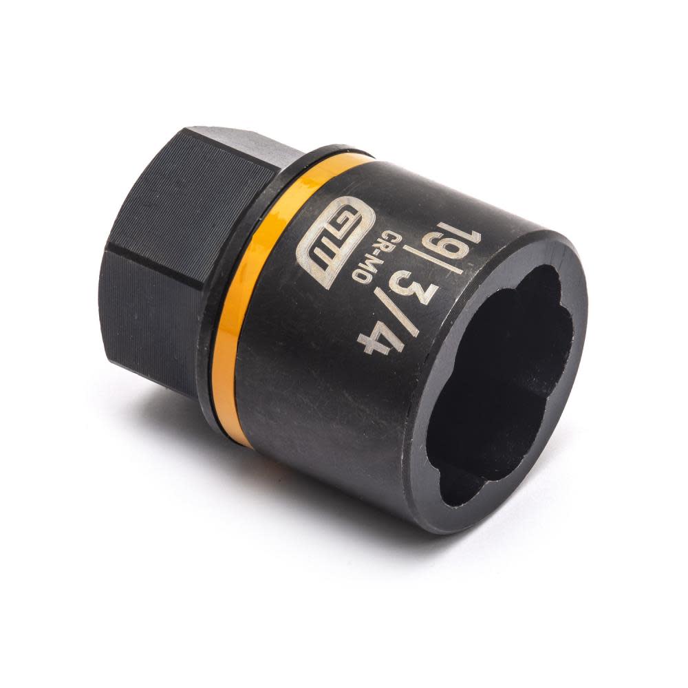 GEARWRENCH 3/8 Drive Bolt biter Impact Extraction Socket 19mm [3/4″] - Ascmtools