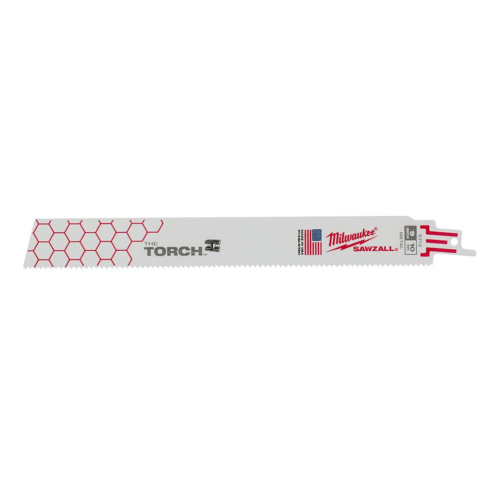 Milwaukee 9 in. 10 TPI THE TORCH SAWZALL Blade 25PK - Ascmtools