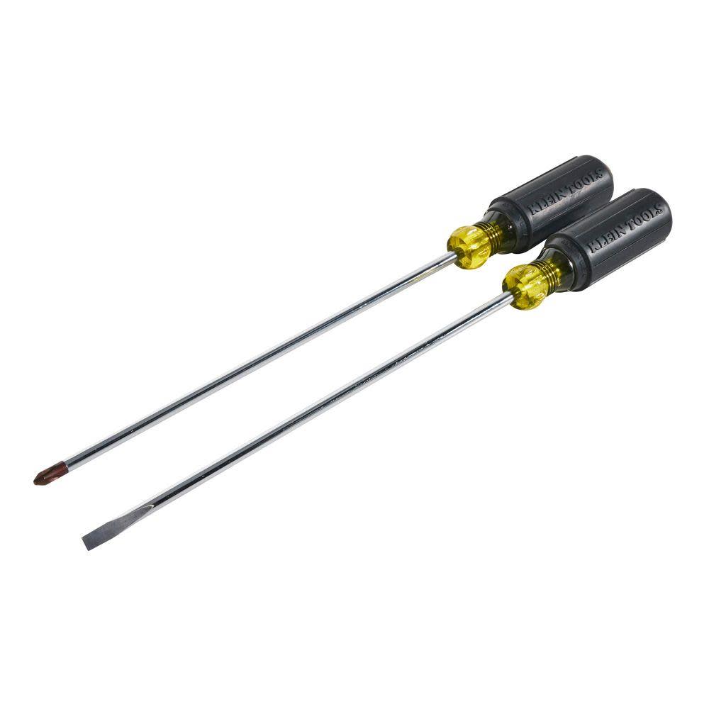 Klein Tools 10″ L Blade Screwdriver Set 2 Pc - Ascmtools