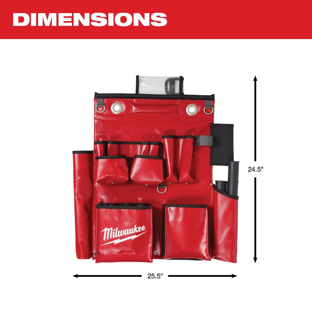 Milwaukee Lineman’s Compact Aerial Tool Apron - Ascmtools