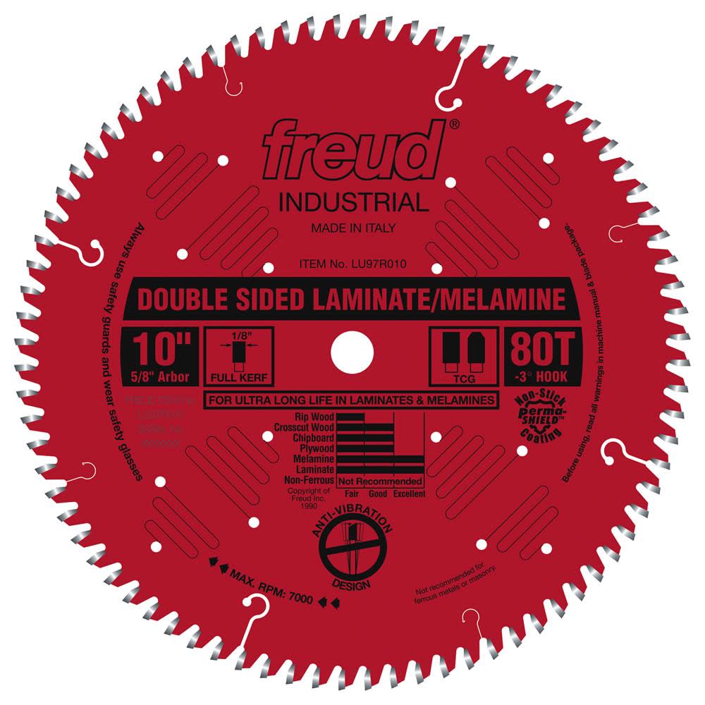 Freud 10″ Blade for Double Sided Laminate/Melamine - Ascmtools