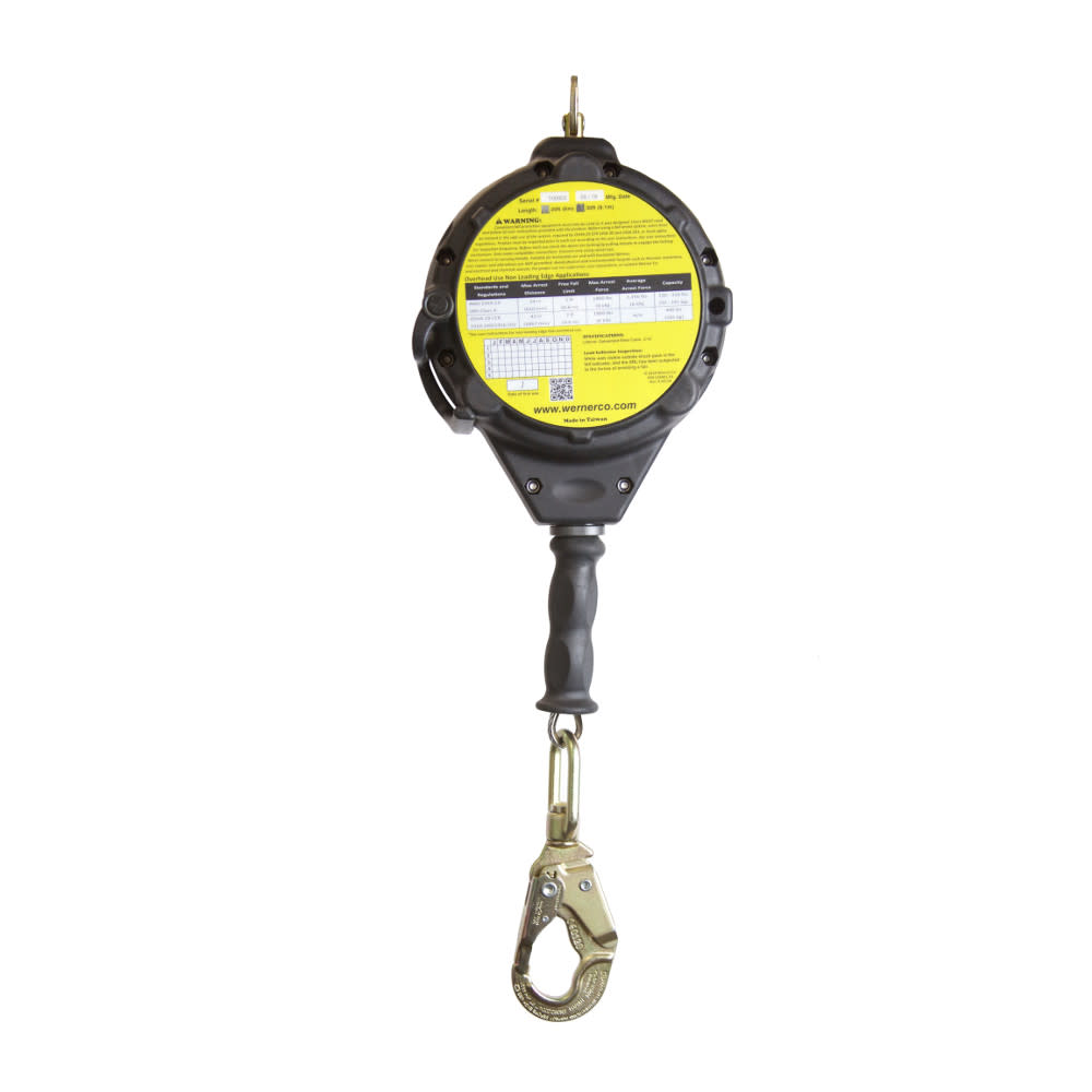 Werner 30′ Max Patrol Self-Retracting Lifeline Galvanized Cable - Ascmtools