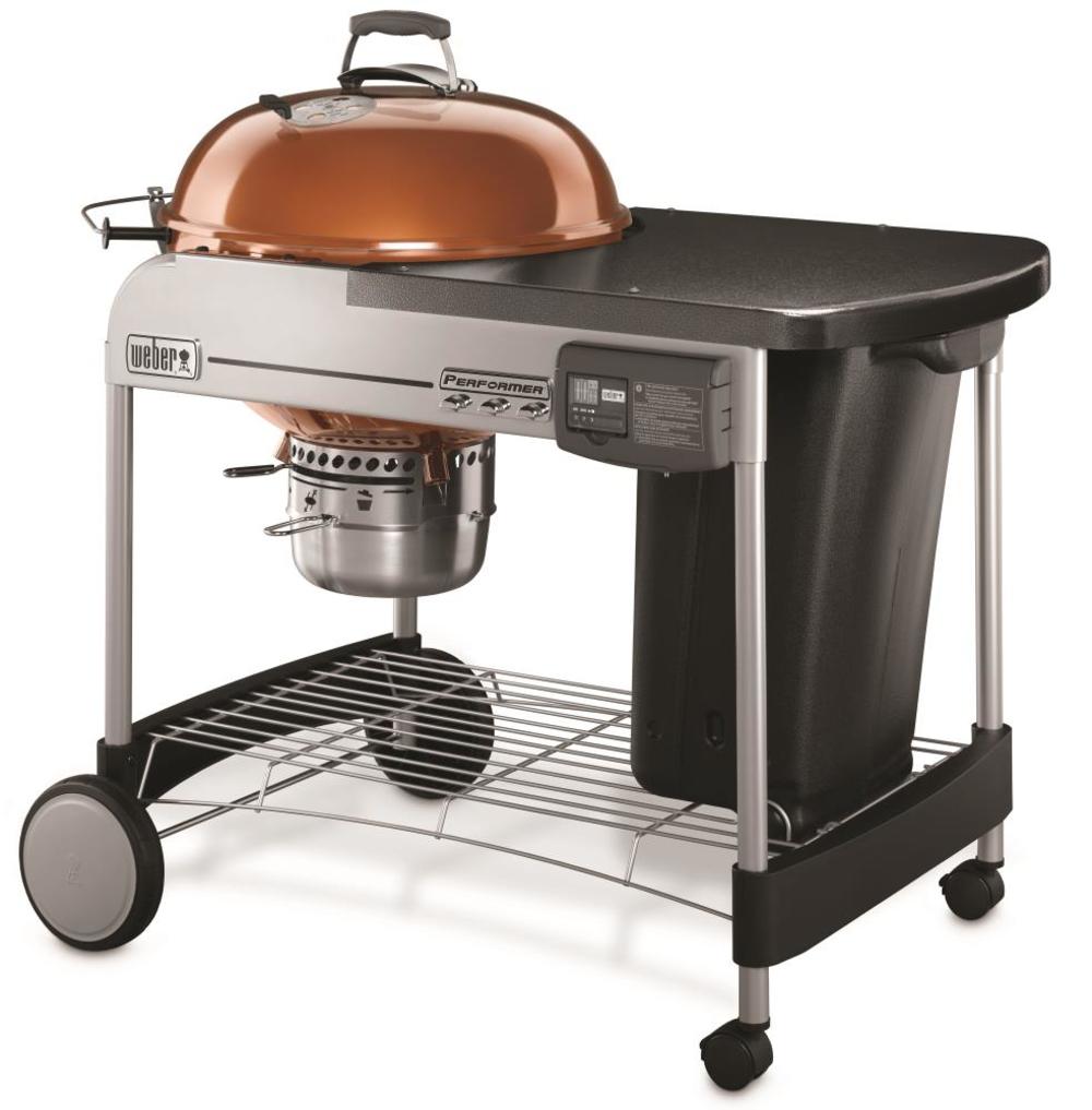 Weber Performer Deluxe Charcoal Grill – 22 In. Copper - Ascmtools