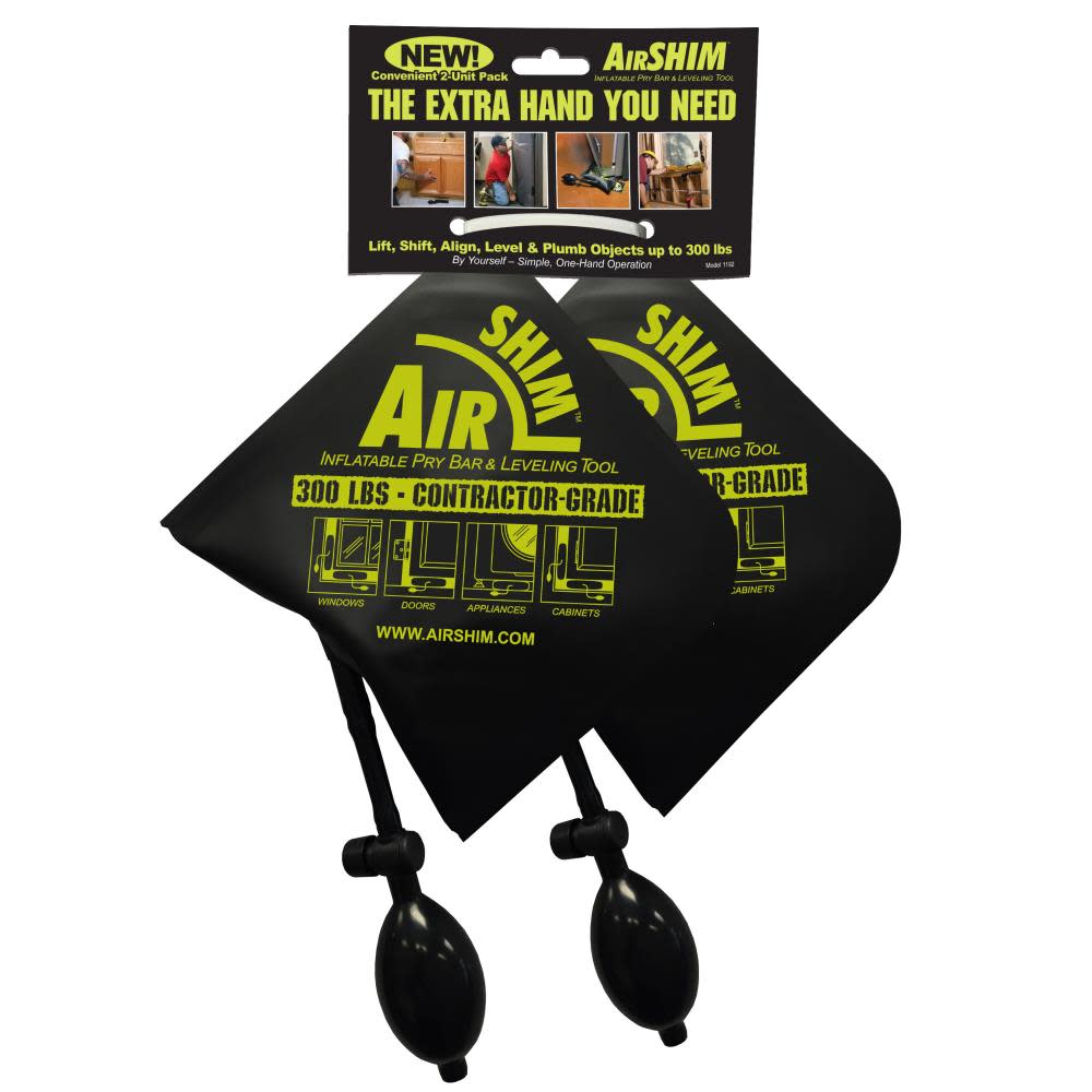 Calculated Industries AirShim Inflatable Pry Bar 2-Pack - Ascmtools