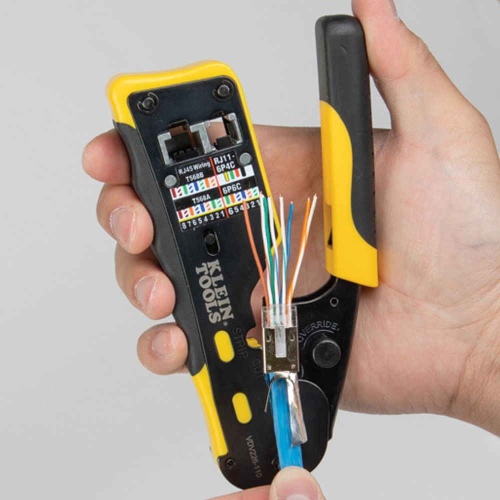 Klein Tools CAT6A STP Pass Thru Plug 100pk - Ascmtools