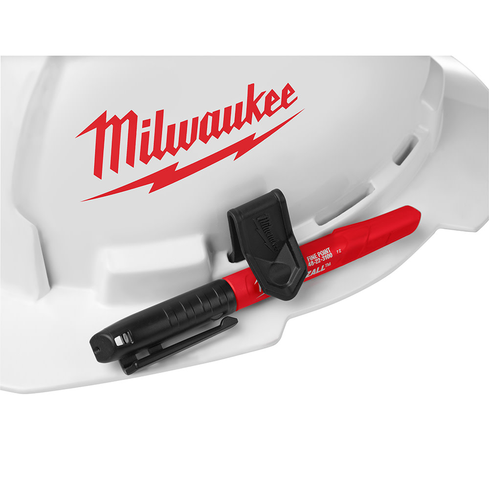 Milwaukee Full Brim Hard Hat with BOLT Accessories Type 1 Class E - Ascmtools