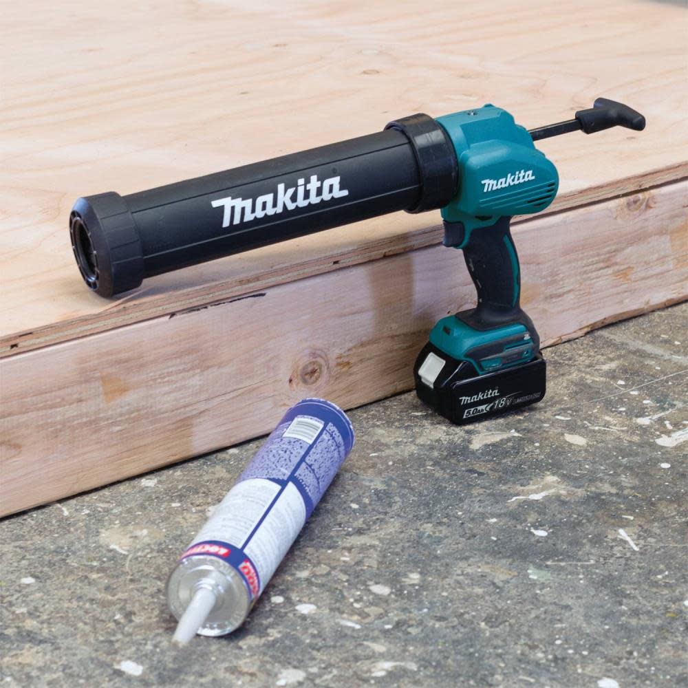 Makita LXT 18 Volt Lithium-Ion 29 oz Cordless Caulk and Adhesive Kit 5.0 Ah - Ascmtools
