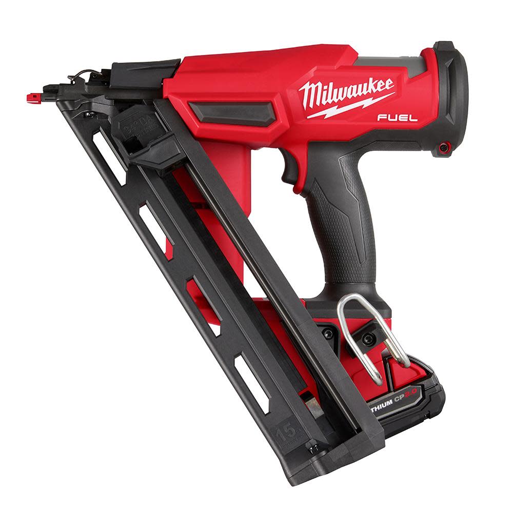 Milwaukee M18 FUEL 15 Gauge Finish Nailer Kit - Ascmtools