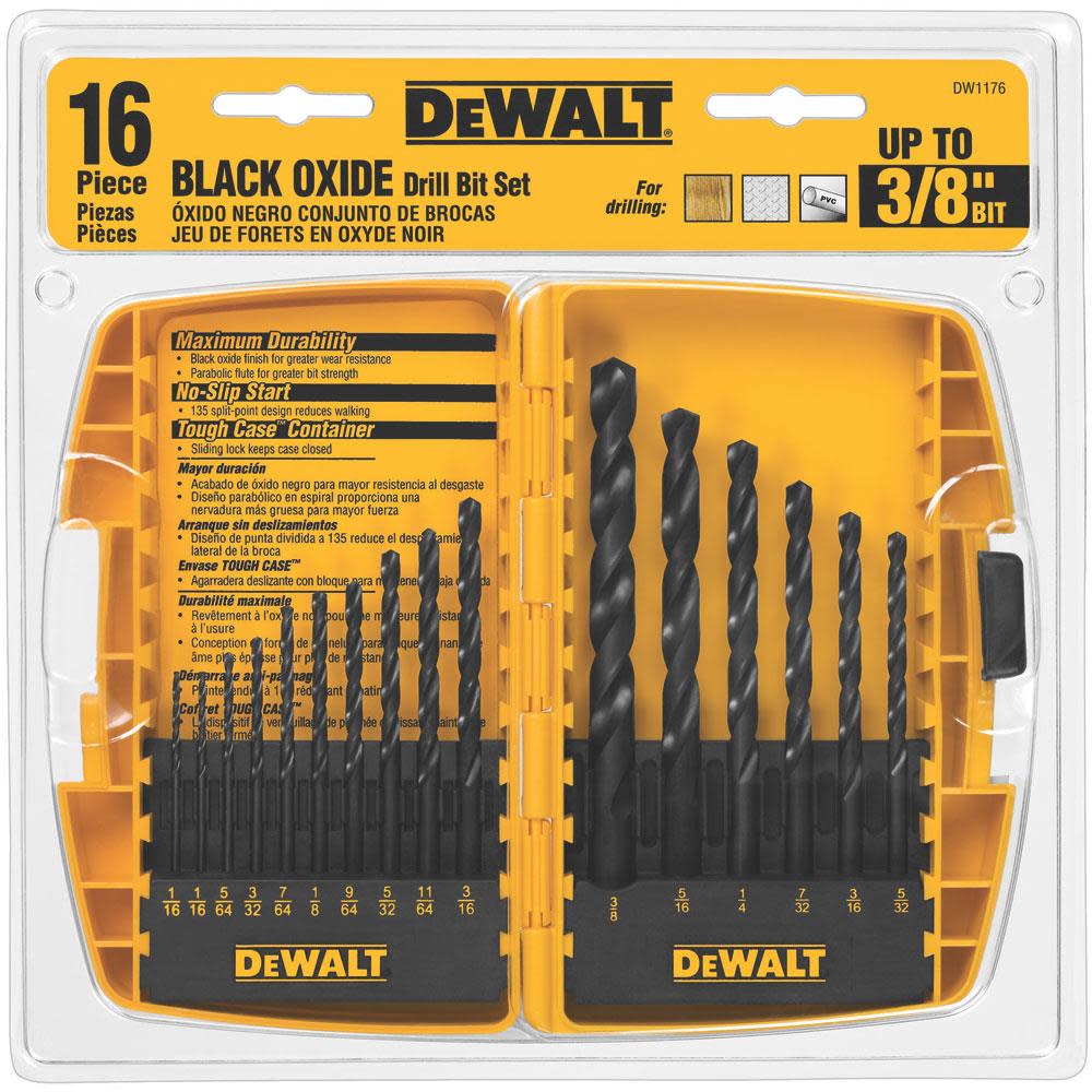 DEWALT 16 piece Black Oxide Set - Ascmtools