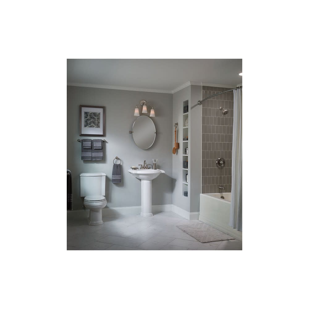 Moen Banbury Bathroom Faucet Spot Resist Nickel 2 Handle High Arc - Ascmtools