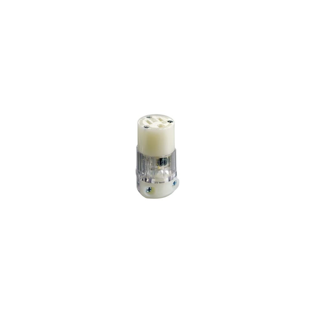 Leviton 15A 125V 2 Pole 3 Wire Power Indication Connector - Ascmtools