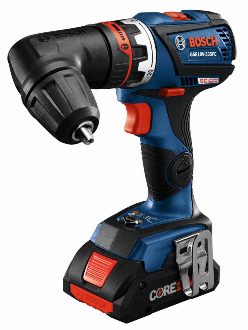 Bosch 18V EC 5 In 1 Drill/Driver Kit Flexiclick Reconditioned - Ascmtools