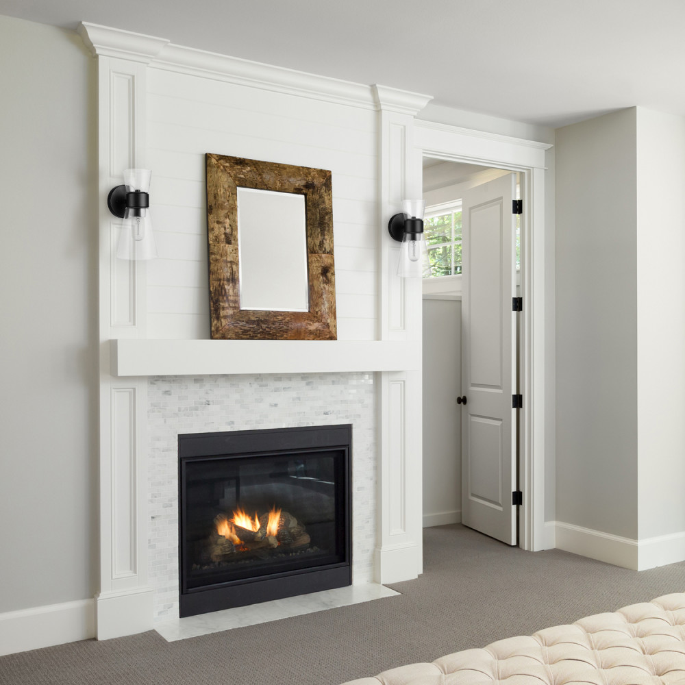 Globe Electric Montgomery Contemporary Wall Sconce Dark Bronze - Ascmtools