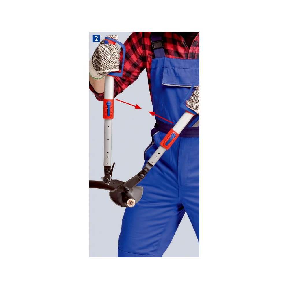 Knipex Cable Shear Ratchet Action with Telescopic Handle 570mm - Ascmtools