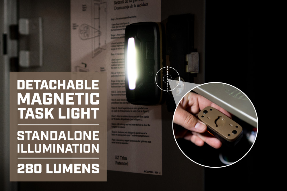 Spec Ops Rechargeable LED Headlamp with Removable Light - Ascmtools