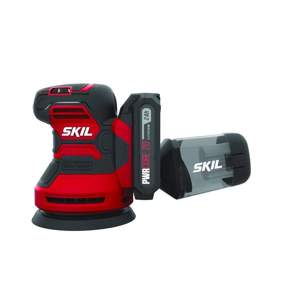 SKIL PWRCORE 20 5″ Random Orbital Sander Kit - Ascmtools