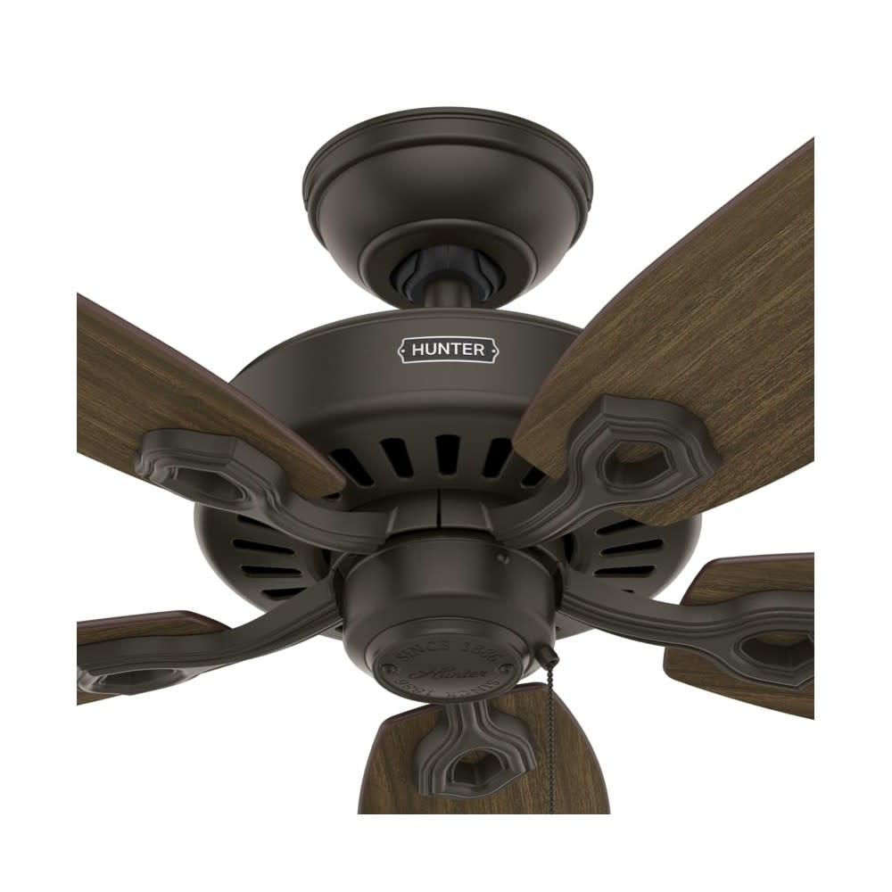 Hunter Fan Builder Elite Ceiling Fan 52″ Bronze Brazilian Cherry - Ascmtools