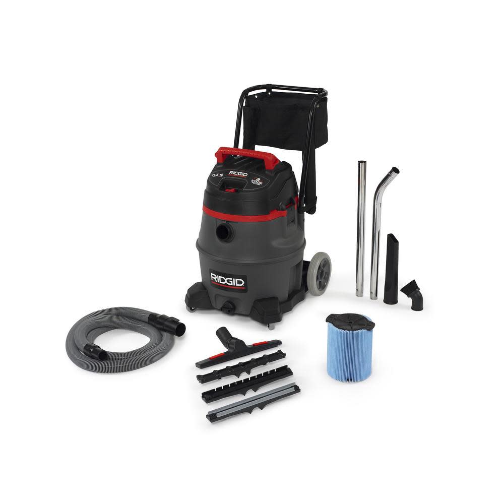 Ridgid 16 Gallon 2-Stage Wet/Dry Vac - Ascmtools