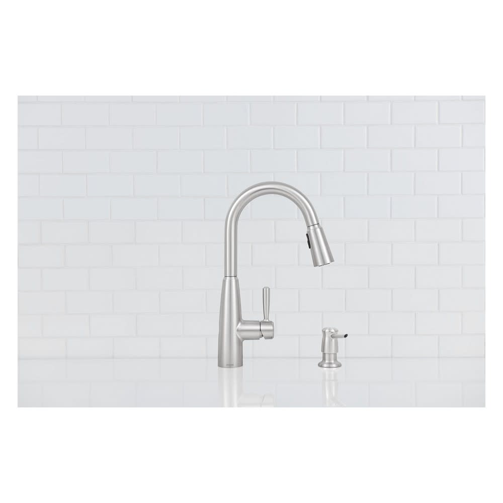 Moen Sperry MotionSense Kitchen Faucet Spot Resist Stainless - Ascmtools