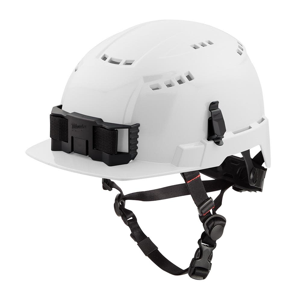 Milwaukee White Front Brim Vented Helmet with BOLT Class C - Ascmtools