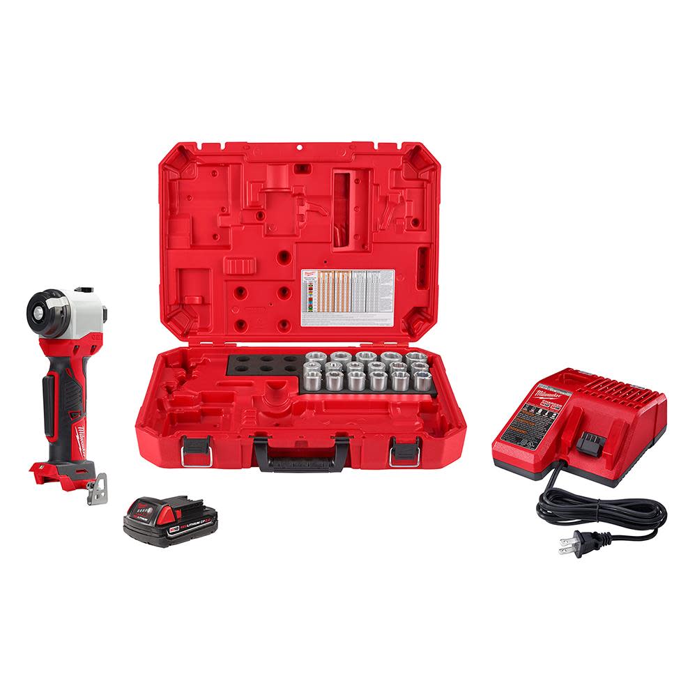 Milwaukee M18 Cable Stripper Kit with 17 Cu THHN / XHHW Bushings - Ascmtools