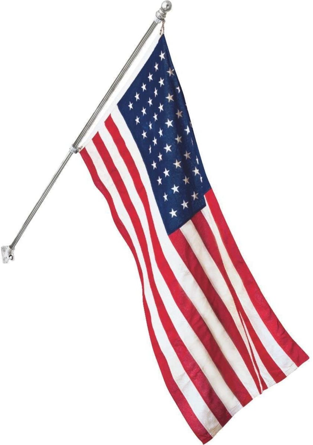 Valley Forge Flag 3 Ft. Width x 5 Ft Height All American United States Flag Kit - Ascmtools