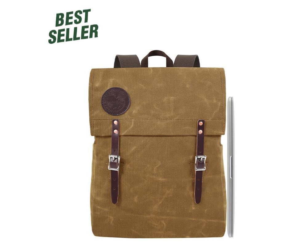Duluth Pack 20 Liter Capacity Wax Khaki Laptop Scoutmaster Pack - Ascmtools
