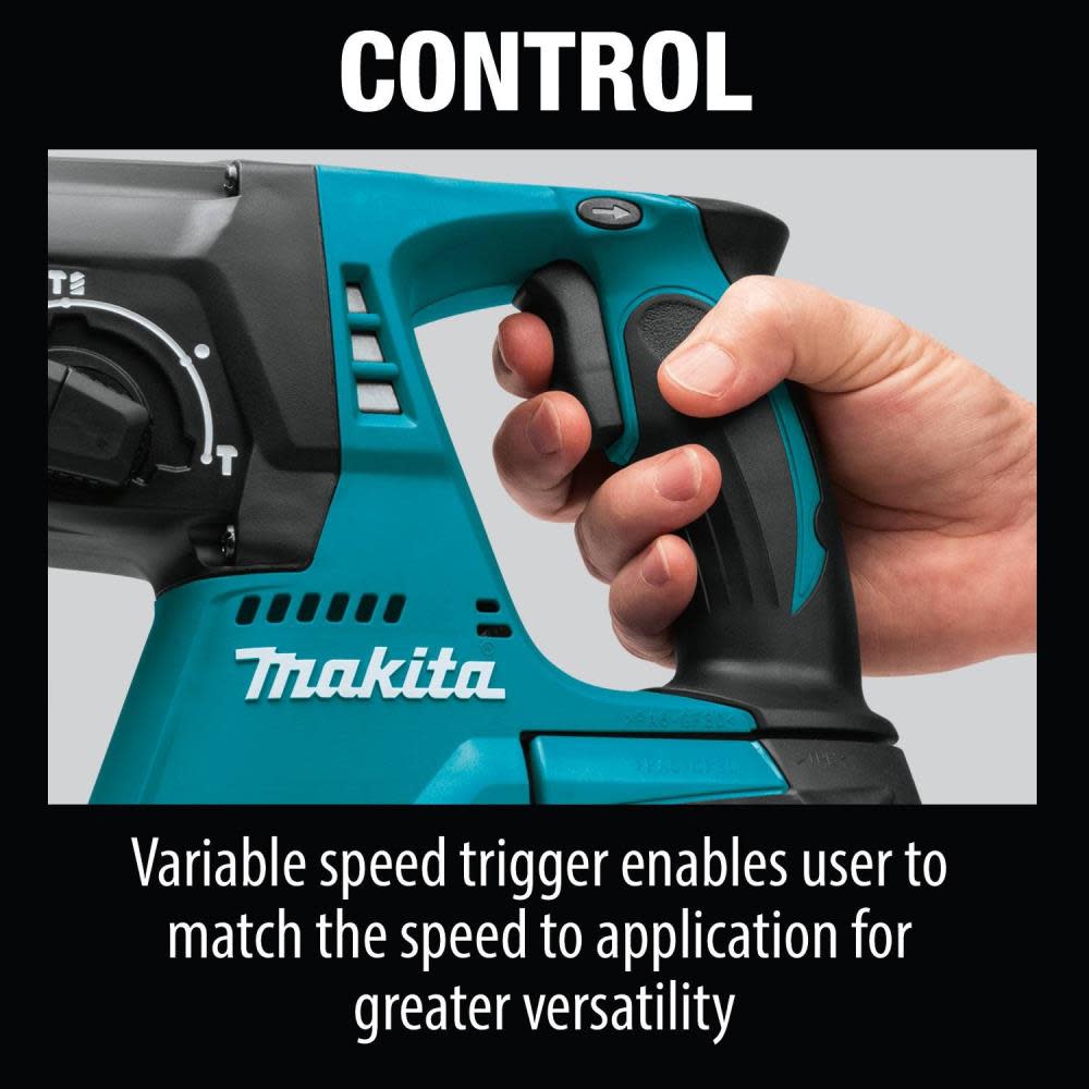 Makita 18V LXT Lithium-Ion Brushless Cordless 1 In. Rotary Hammer Kit (5.0Ah) - Ascmtools