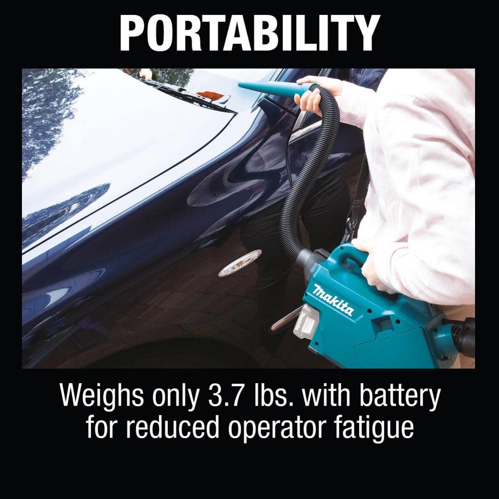Makita 12V Max CXT Lithium-Ion Cordless Vacuum Tool Only - Ascmtools