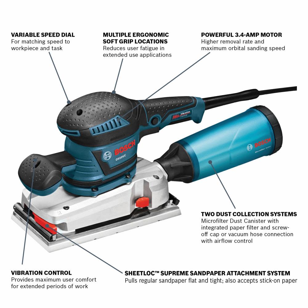 Bosch Orbital Finishing Sander - Ascmtools