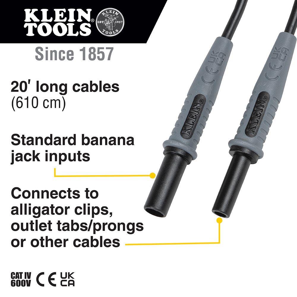 Klein Tools 20′ Lead Adapters - Ascmtools